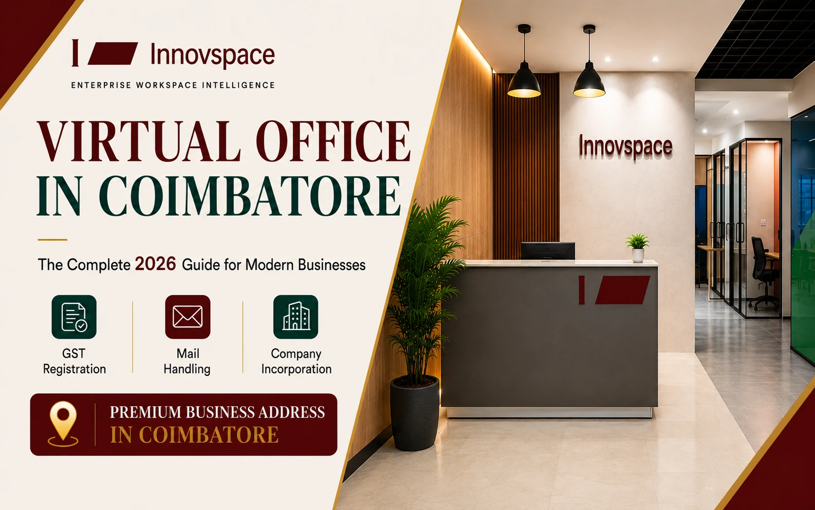 Virtual office in India — professional business address, GST documentation, and mail handling without a physical office